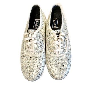 🦋 Keds Cream Floral Champion Puddle Jumper, size 10 🦋